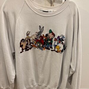 ACME White Cotton Blend Top